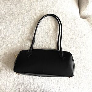 Black Bowler/Baguette Shoulder Bag